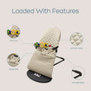 AnGku Baby Rocking Swing Chair with Toys, Adjustable Bouncer Seat