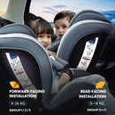 Reecle ISOFIX Car Seat 360° Swivel, Newborn–12 Years, ISOFIX + Top Tether