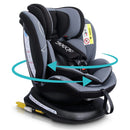 Reecle ISOFIX Car Seat 360° Swivel, Newborn–12 Years, ISOFIX + Top Tether