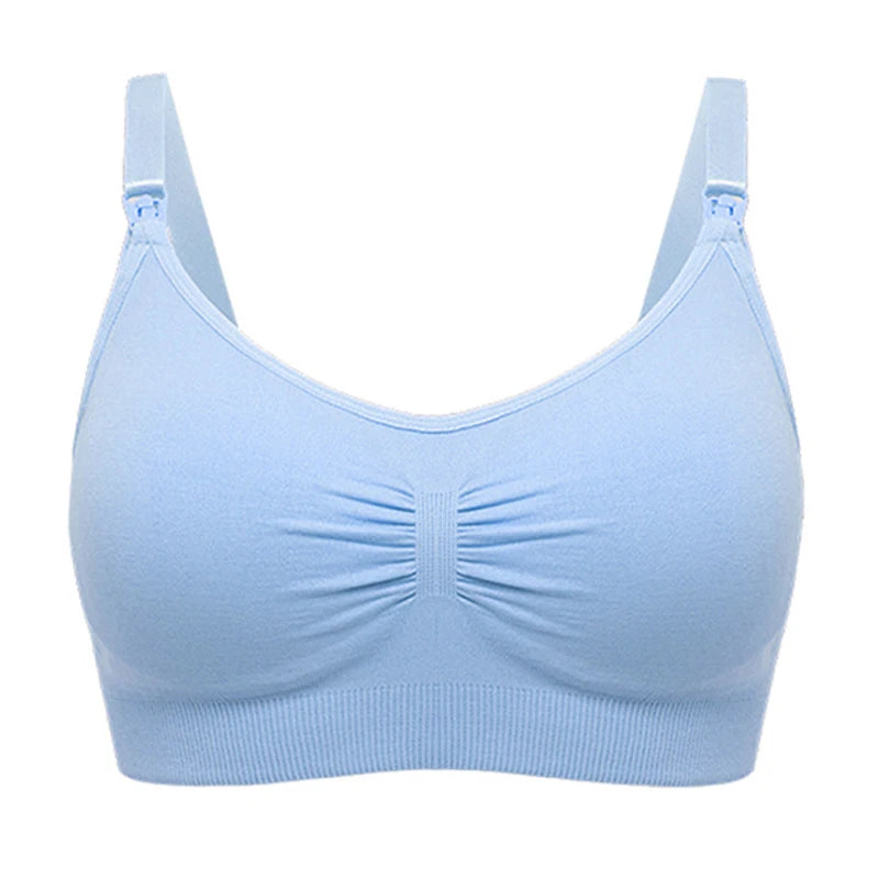 Plus Size Nursing Bra – Breathable, Seamless, Push Up Maternity Underwear