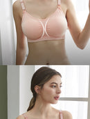 Plus Size Nursing Bra – Breathable, Seamless, Push Up Maternity Underwear