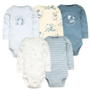Baby Bodysuits 5pcs Set – 100% Cotton Newborn & Toddler Clothes