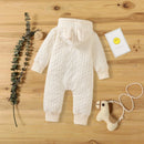 Autumn Winter Baby Romper – Hooded Long Sleeve Jumpsuit for Boys & Girls