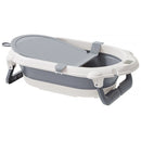 4 in 1 Foldable Baby Bath Tub Set – Safe Ergonomic Newborn Bathtub with Mat