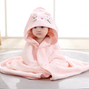 Cartoon Baby Hooded Bath Towel – Soft Newborn Blanket & Toddler Bathrobe