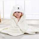 Cartoon Baby Hooded Bath Towel – Soft Newborn Blanket & Toddler Bathrobe