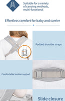 Ergobaby Breathable Mesh Baby Carrier, All Positions, 7–45 lbs
