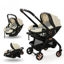3-in-1 Baby Stroller with Safety Seat, Portable for Ages 0-2