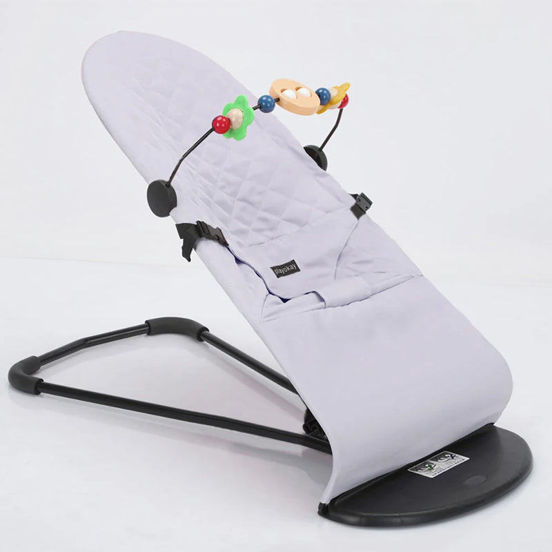 AnGku Baby Rocking Swing Chair with Toys, Adjustable Bouncer Seat