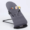 AnGku Baby Rocking Swing Chair with Toys, Adjustable Bouncer Seat