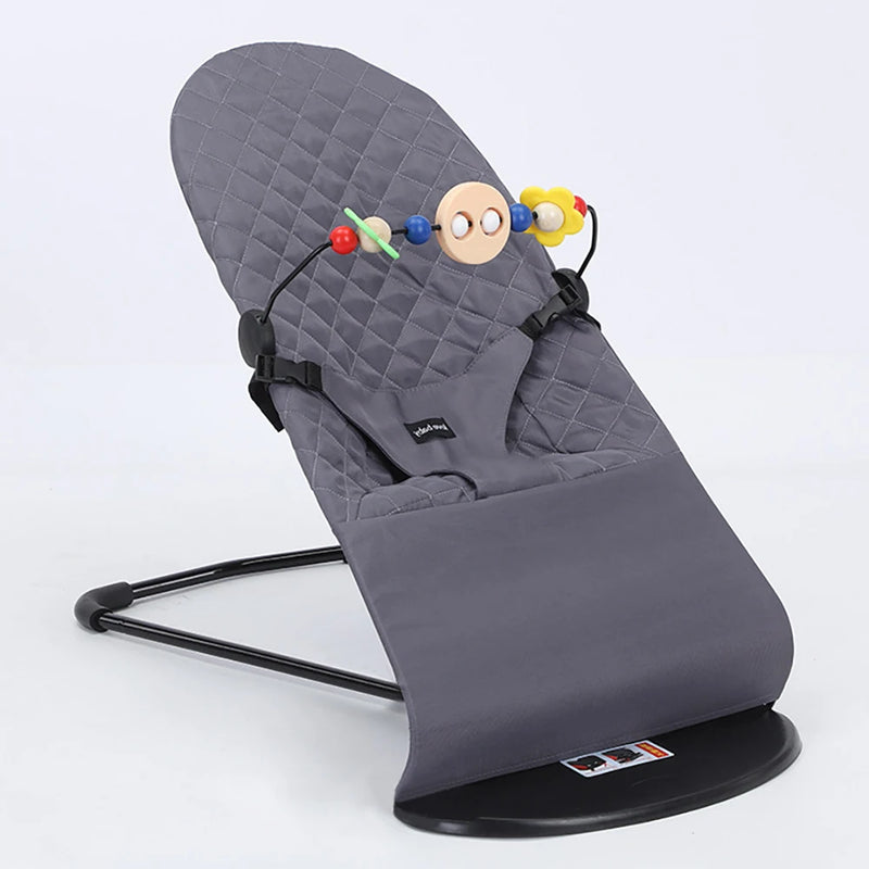 AnGku Baby Rocking Swing Chair with Toys, Adjustable Bouncer Seat