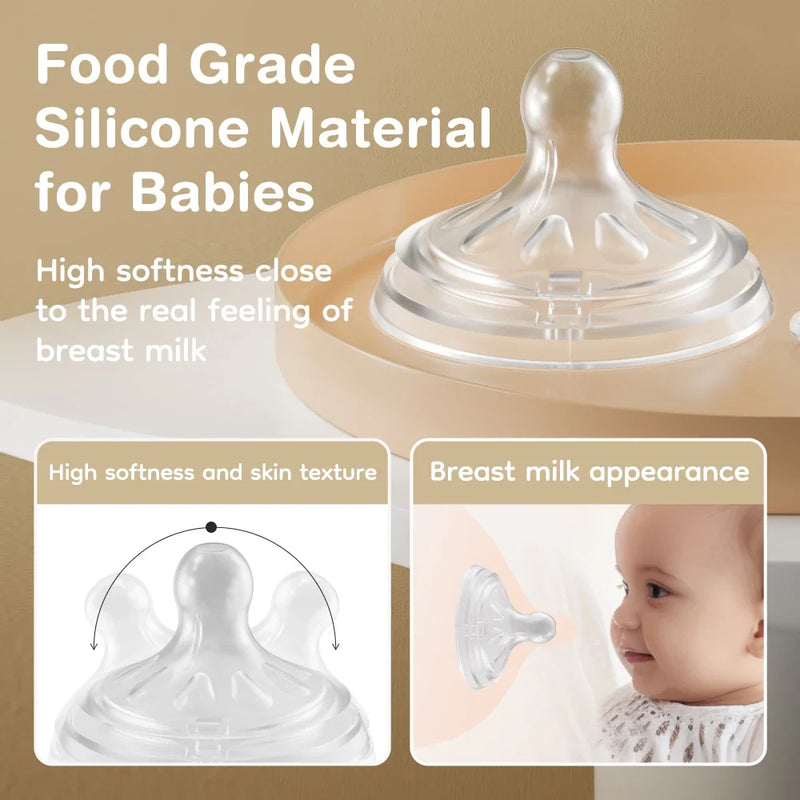 150/240/330ML Baby PP Feeding Bottle with Handle – Newborn Milk Bottle