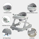 2-in-1 Foldable Baby Walker with Removable Tray & Music (No Battery)