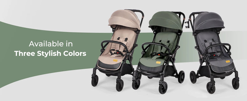 Baby Stroller for Toddlers up to 22KG – Compact, Lightweight, One-Hand Fold, UPF 50+ Canopy