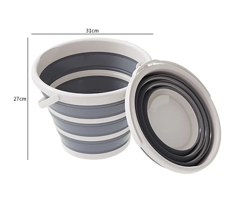 4 in 1 Foldable Baby Bath Tub Set – Safe Ergonomic Newborn Bathtub with Mat