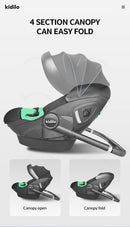 3-in-1 Baby Stroller with Safety Seat, Portable for Ages 0-2