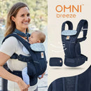 Ergobaby Breathable Mesh Baby Carrier, All Positions, 7–45 lbs