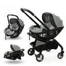 3-in-1 Baby Stroller with Safety Seat, Portable for Ages 0-2
