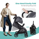 Baby Stroller for Toddlers up to 22KG – Compact, Lightweight, One-Hand Fold, UPF 50+ Canopy