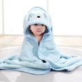 Cartoon Baby Hooded Bath Towel – Soft Newborn Blanket & Toddler Bathrobe