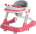 2-in-1 Foldable Baby Walker with Removable Tray & Music (No Battery)
