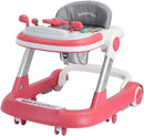 2-in-1 Foldable Baby Walker with Removable Tray & Music (No Battery)