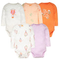 Baby Bodysuits 5pcs Set – 100% Cotton Newborn & Toddler Clothes