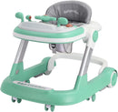 2-in-1 Foldable Baby Walker with Removable Tray & Music (No Battery)