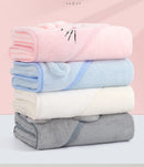 Cartoon Baby Hooded Bath Towel – Soft Newborn Blanket & Toddler Bathrobe
