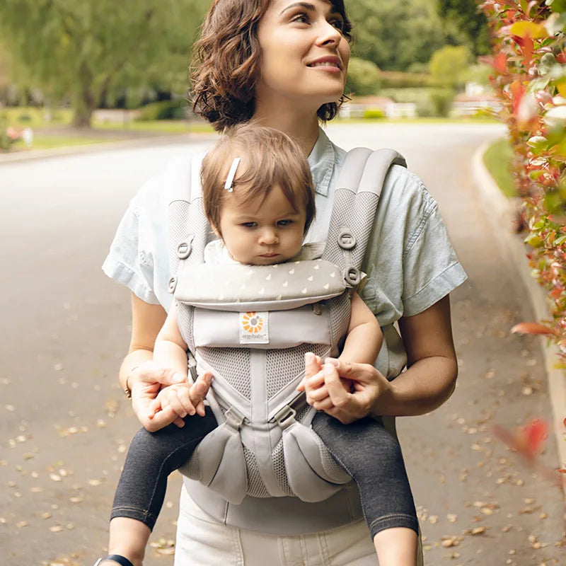 Ergobaby Breathable Mesh Baby Carrier, All Positions, 7–45 lbs