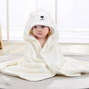 Cartoon Baby Hooded Bath Towel – Soft Newborn Blanket & Toddler Bathrobe