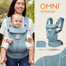 Ergobaby Breathable Mesh Baby Carrier, All Positions, 7–45 lbs