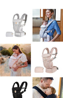Ergobaby Breathable Mesh Baby Carrier, All Positions, 7–45 lbs