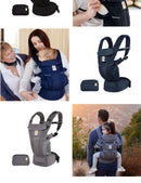 Ergobaby Breathable Mesh Baby Carrier, All Positions, 7–45 lbs