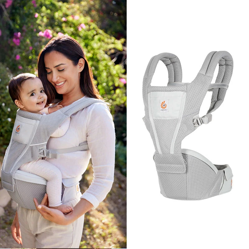 Ergobaby Breathable Mesh Baby Carrier, All Positions, 7–45 lbs