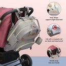 3-in-1 Waterproof Diaper Bag Backpack with Foldable Baby Bed & USB Charging – 3 Styles