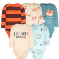 Baby Bodysuits 5pcs Set – 100% Cotton Newborn & Toddler Clothes