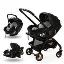 3-in-1 Baby Stroller with Safety Seat, Portable for Ages 0-2