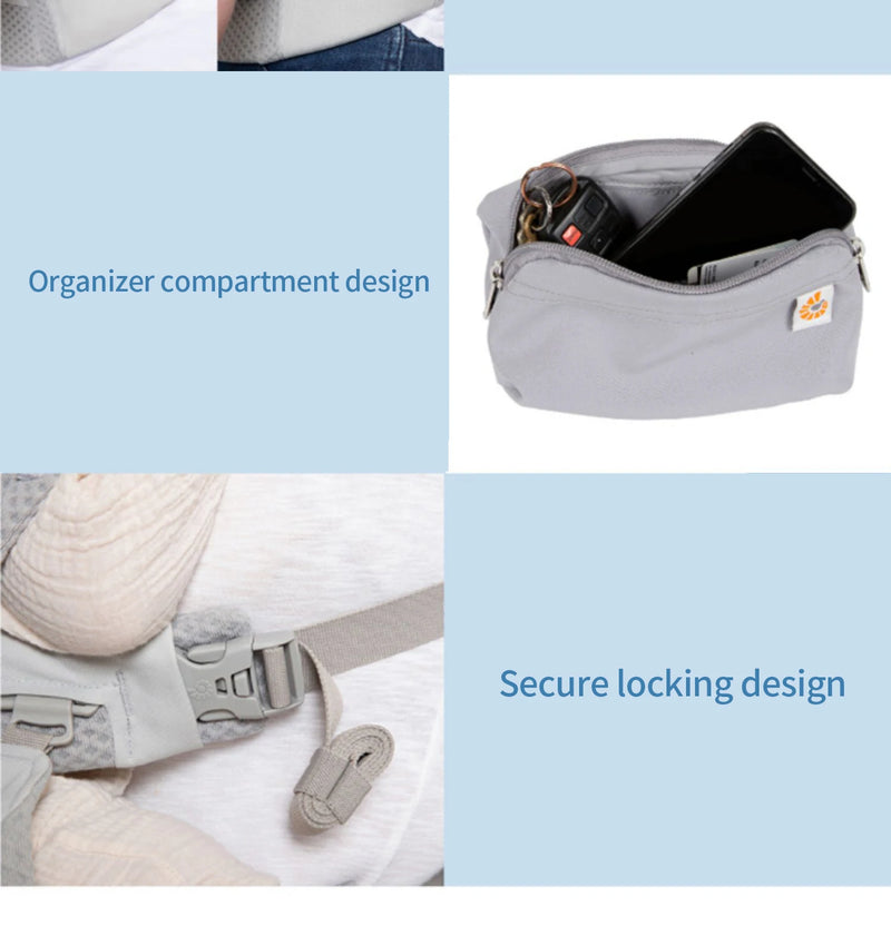 Ergobaby Breathable Mesh Baby Carrier, All Positions, 7–45 lbs