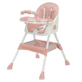 Foldable Baby High Chair 6+ Months, Antislip Pad & Toy Rack, Easy-Clean, E500