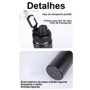 Stainless Steel Vacuum Insulated Water Bottle, Wide Mouth Sports Bottle, Leak Proof Lid with Cord