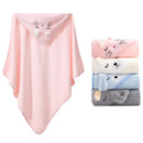 Cartoon Baby Hooded Bath Towel – Soft Newborn Blanket & Toddler Bathrobe