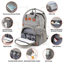 3-in-1 Waterproof Diaper Bag Backpack with Foldable Baby Bed & USB Charging – 3 Styles